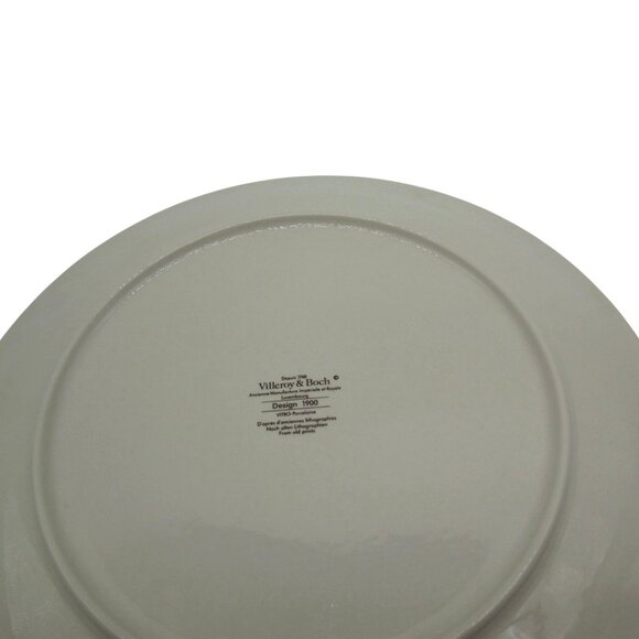 VILLEROY & BOCH 1900 Decorative Plate - Elegant Lady, Luxembourg Vintage 10" - Picture 12 of 12